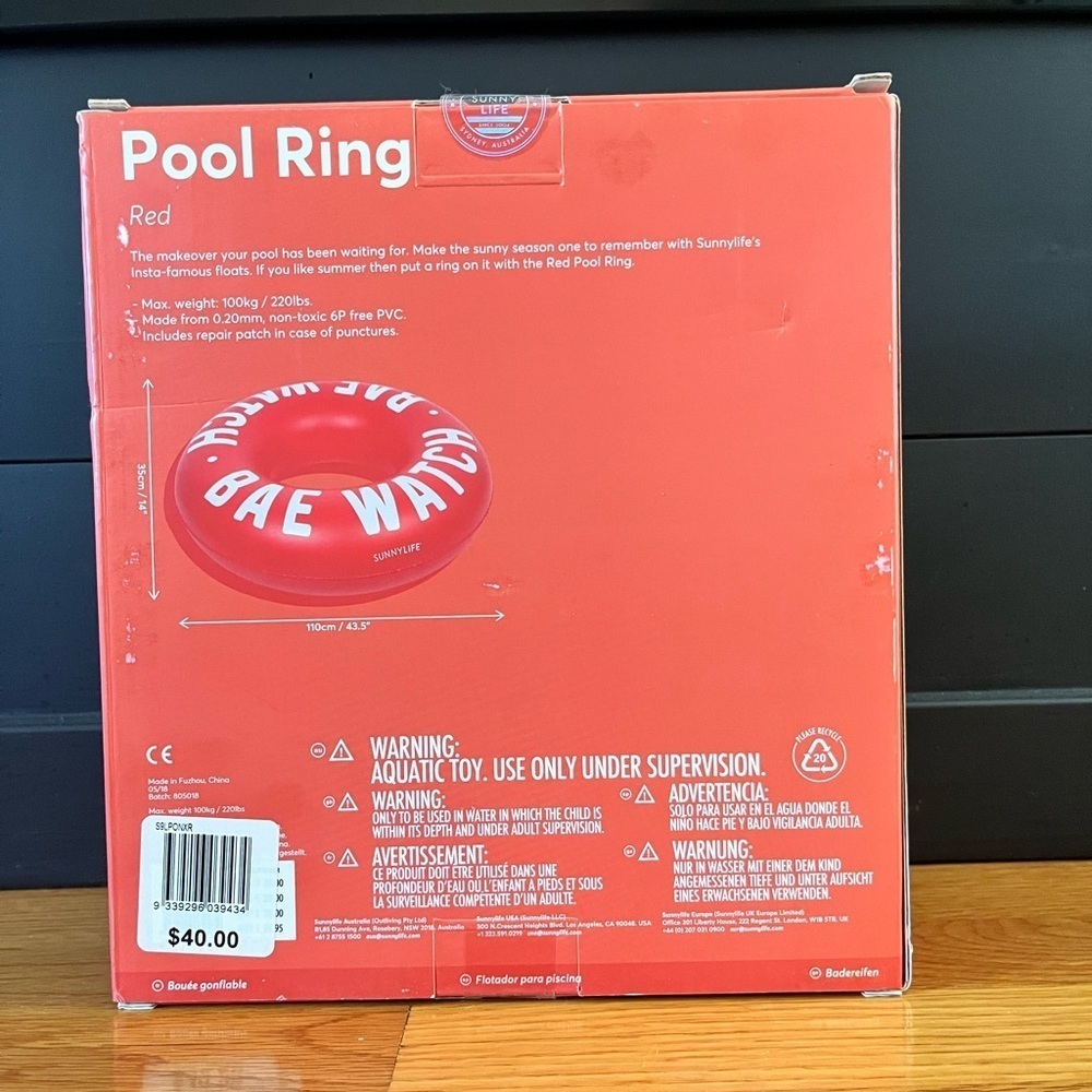 SunnyLife Bae Watch Pool Float - Picture 4 of 6
